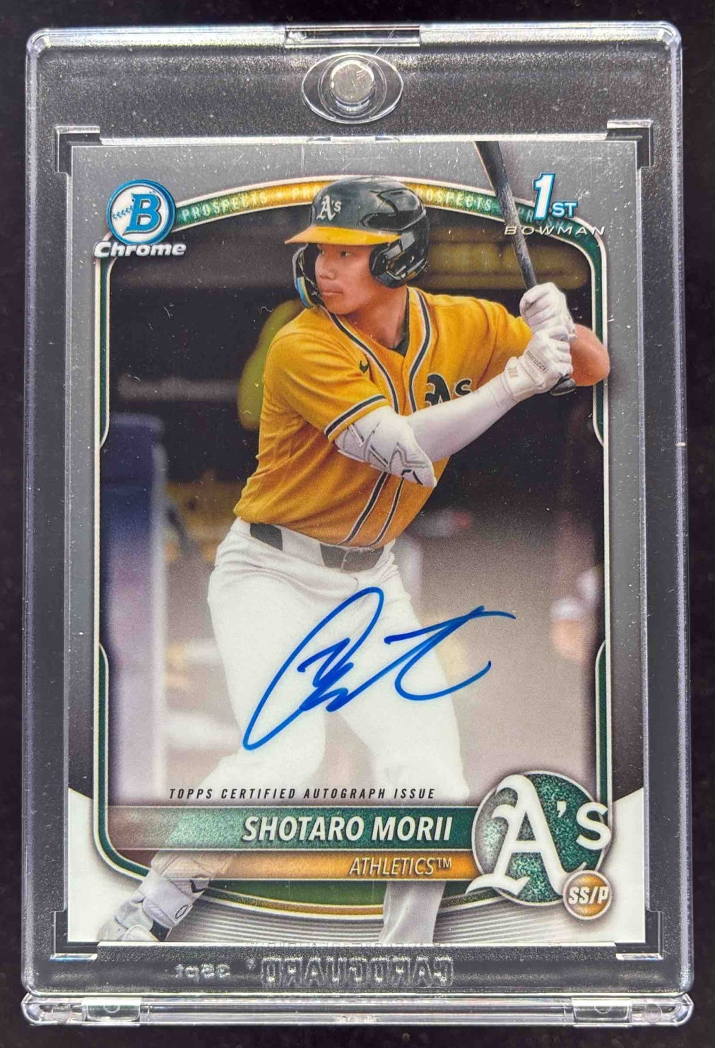 2025 Bowman Chrome Chrome Autograph #CPA-SM Shotaro Morii RC Auto