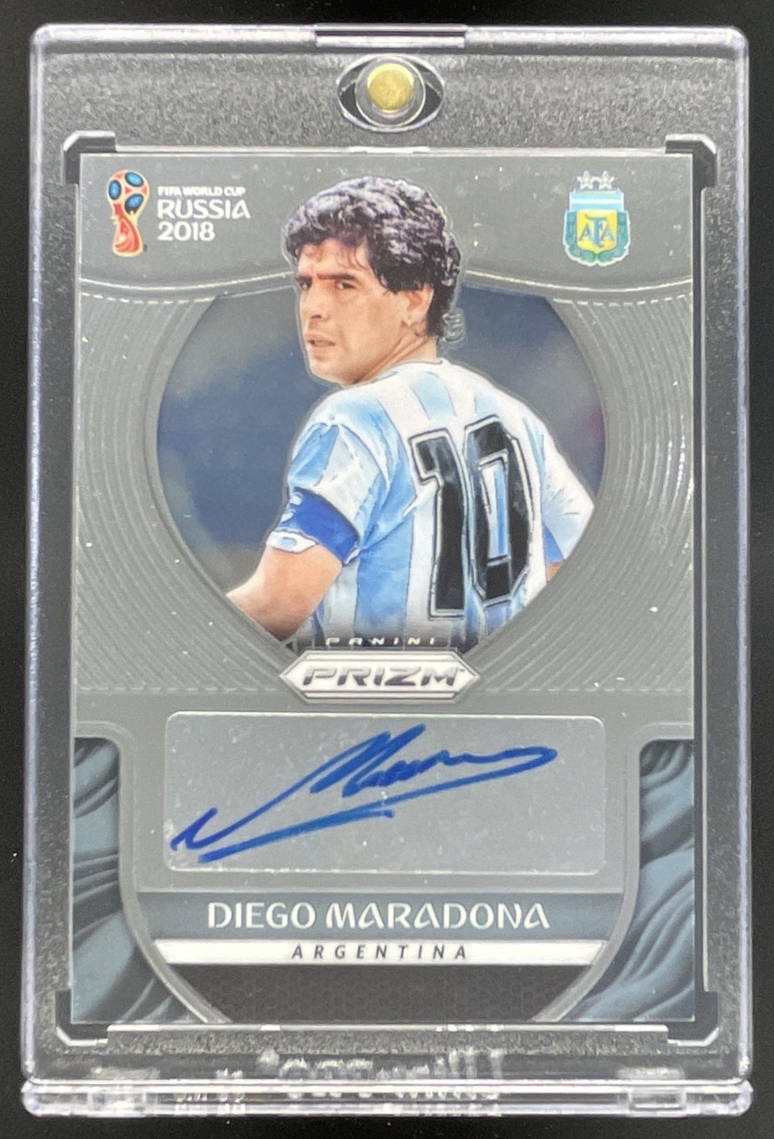maradona 2018 Panini Prizm World Cup Signatures #S-DM Diego Maradona Auto