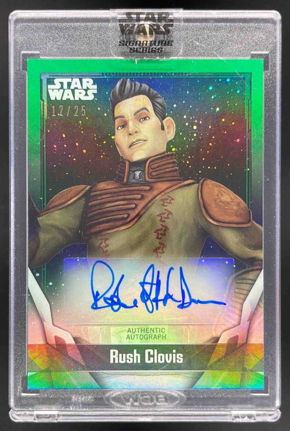 2021 Topps Star Wars Signature Green Robin Atkin Downes Rush