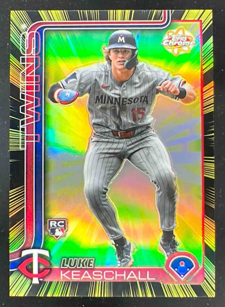 2025 Topps Chrome Update Radiating Rookie #RR-36 Luke Keaschall SP