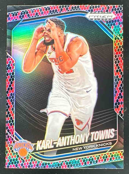 2024-25 Panini Prizm Black Snakeskin Prizms #107 Karl-Anthony