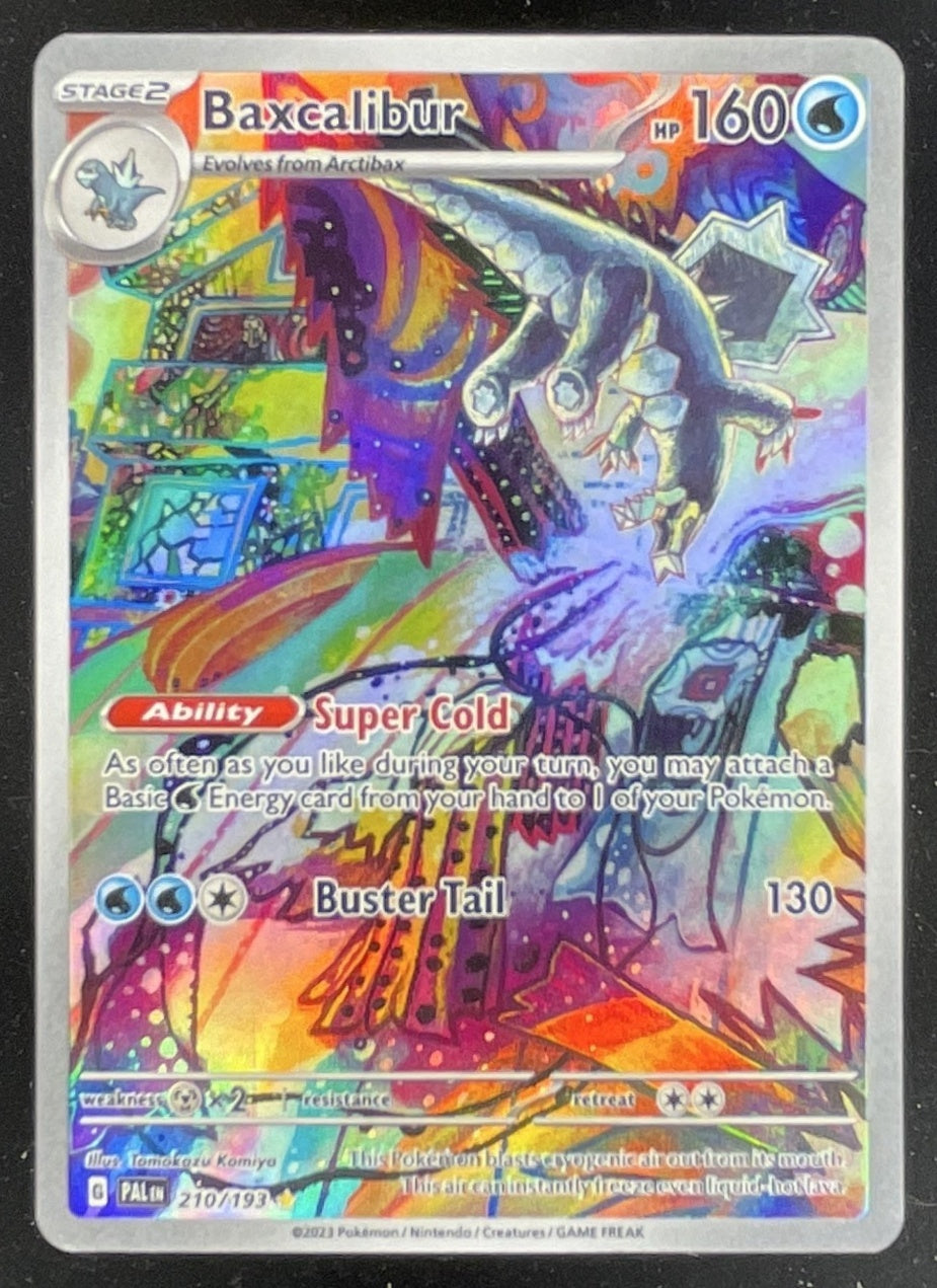 2023 Pokemon Scarlet & Violet Paldea Evolved #210/193 Baxcalibur Rare Burbank Cards 2023 Pokemon Scarlet & Violet Paldea Evolved #210/193 Baxcalibur Rare Burbank Cards