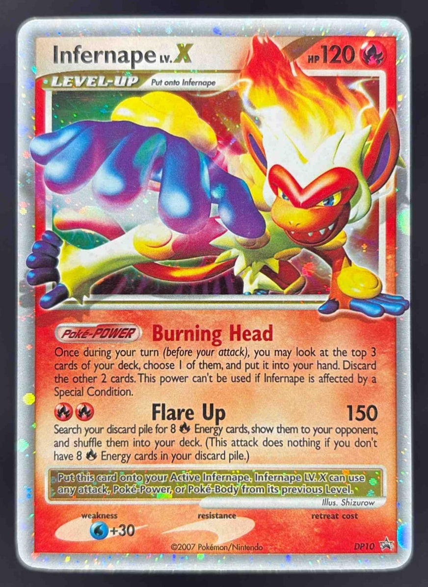 2007 Pokemon Diamond & Pearl Black Star Promos #DP10 Infernape LV