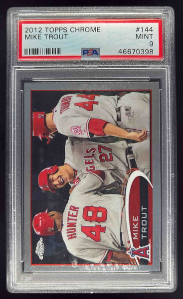 2012 Topps Chrome #144 Mike Trout PSA 9 – Burbank Cards
