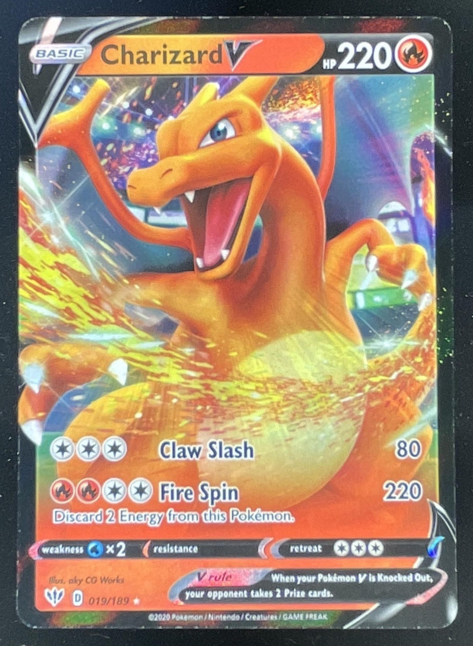 2020 Pokemon Sword & Shield Darkness Ablaze #019/189 Charizard V