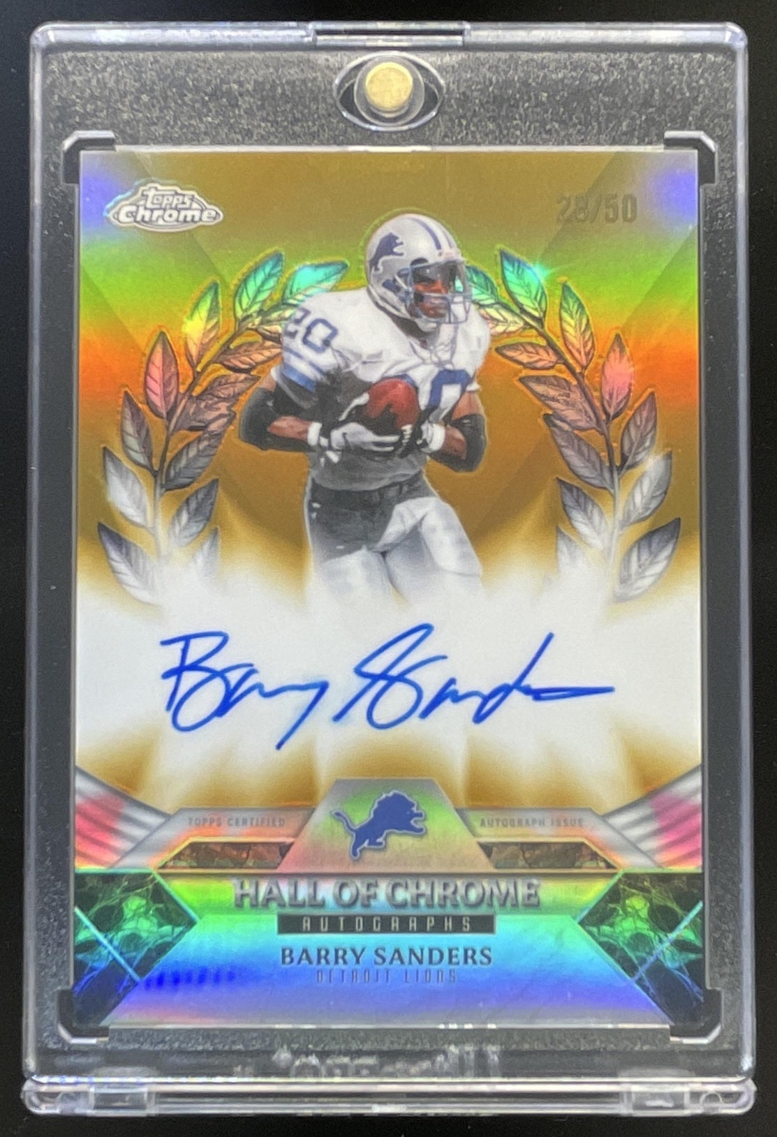 2025 Topps Chrome Hall of Chrome Gold Refractor #HOCA-BS Barry