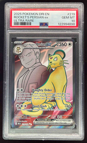 2025 Pokemon SV Destined Rivals DRI EN #219/182 Team Rocket's