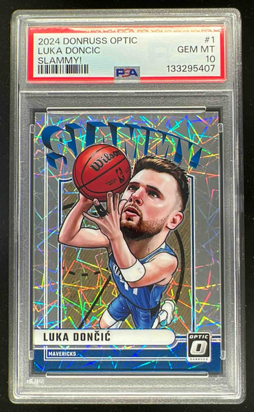 NBA カード Donruss Optic Luka Doncic PSA10 LUKA DONCIC 2024 PANINI DONRUSS OPTIC DOWNTOWN (PSA 10) is up for