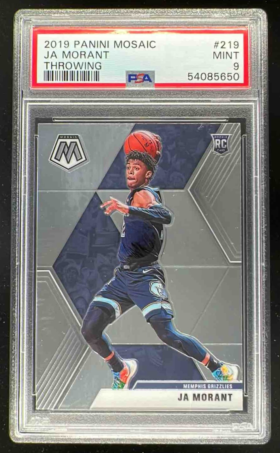 2019 panini mosaic Choice Ja Morant RC 2019-20 Panini Mosaic #219