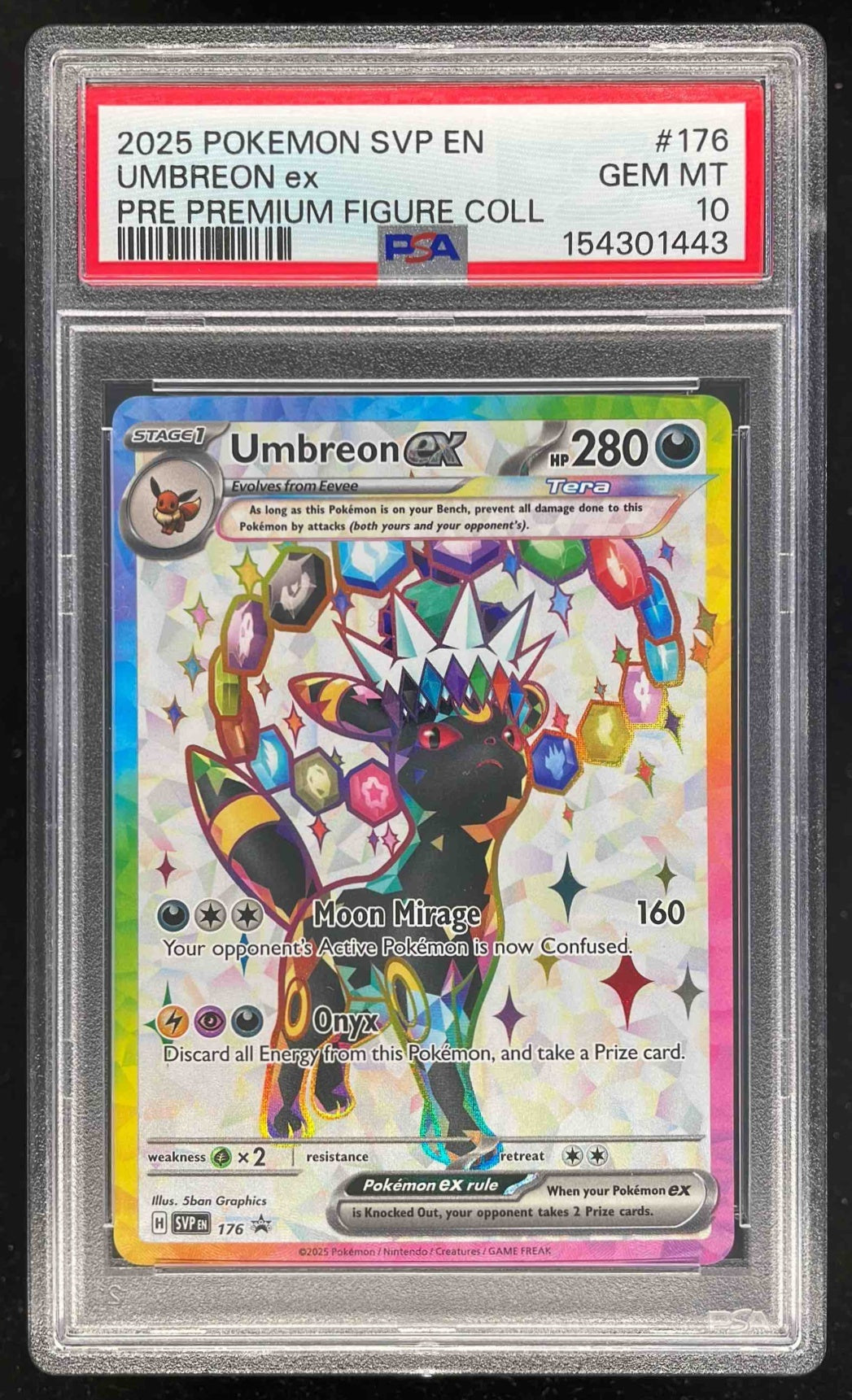2025 Pokemon SV Black Star Promos Promos #176 Umbreon ex PSA 10 – Burbank  Cards