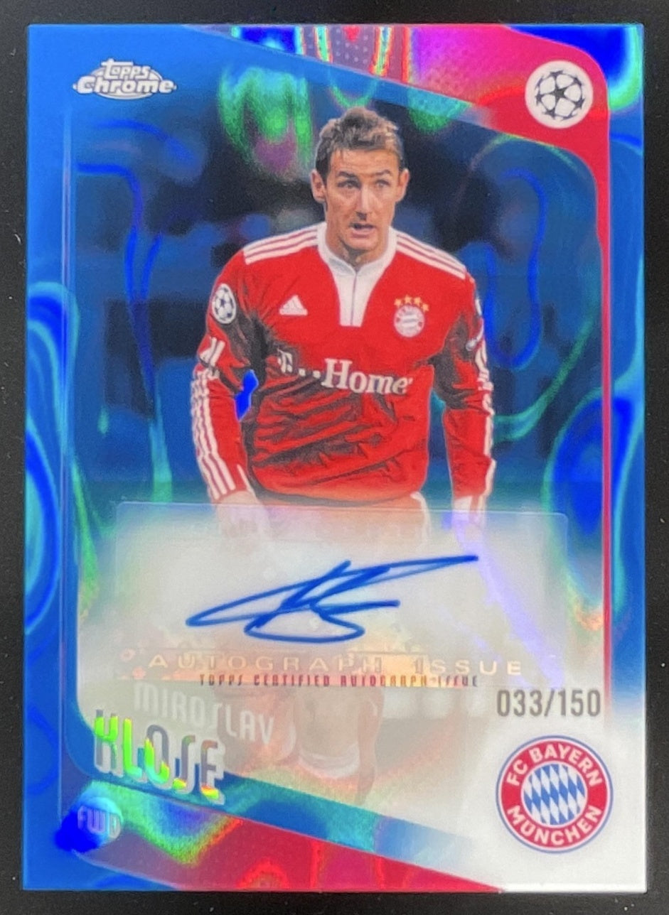 2025 Topps Chrome Legends Blue Lava Refractor #CLA-MK Miroslav