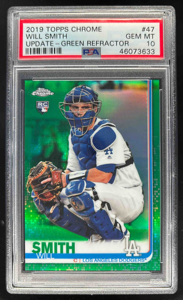 2019 Topps Chrome Update Green Refractor #47 Will Smith RC