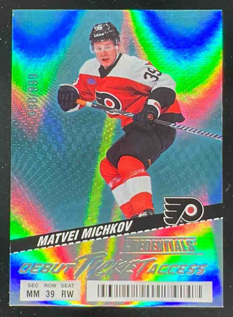 2024-25 Upper Deck Credentials Debut Ticket Access #115 Matvei