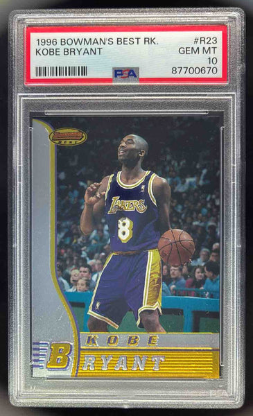 その他 NBA 96-97 Bowman's Best Kobe Bryant RC KOBE BRYANT 1996-97 BOWMAN'S BEST TRUE ROOKIE RC #R23 PSA 9