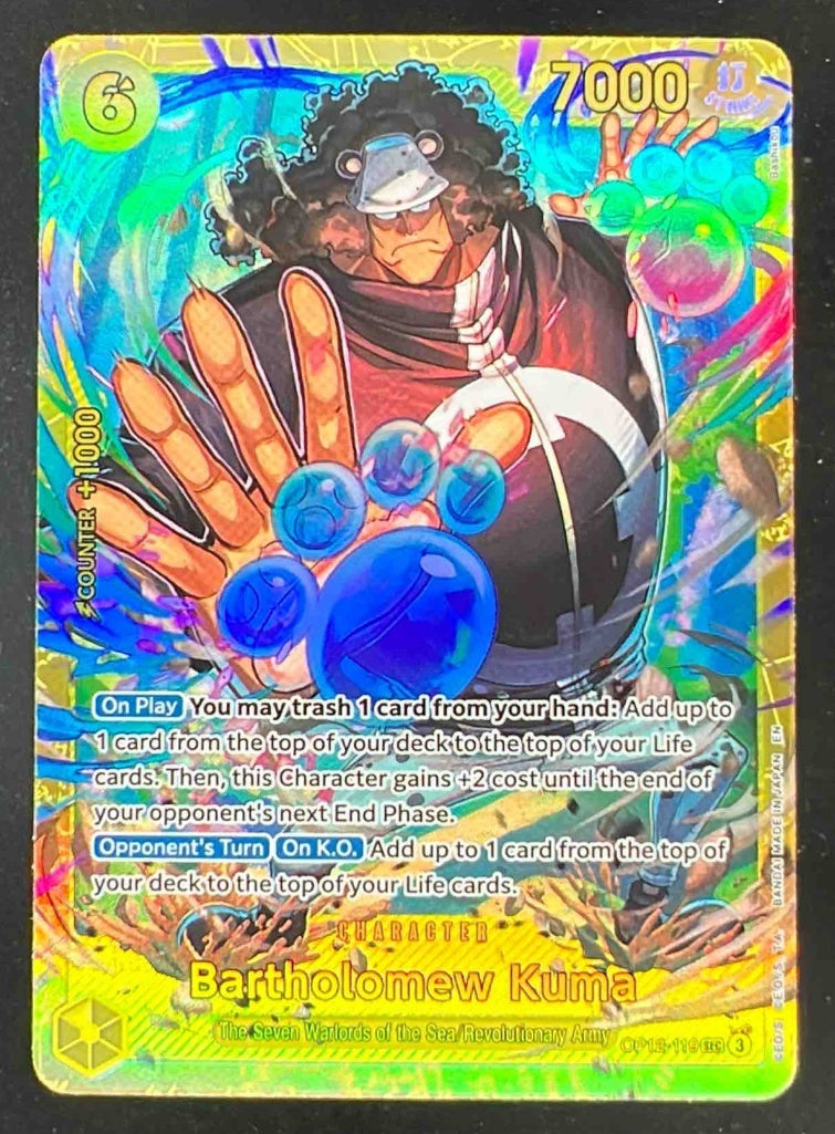 2025 ONE PIECE バルトロメオ・クマ #119 2025 One Piece Legacy of the Master #OP12-119 Bartholomew Kuma
