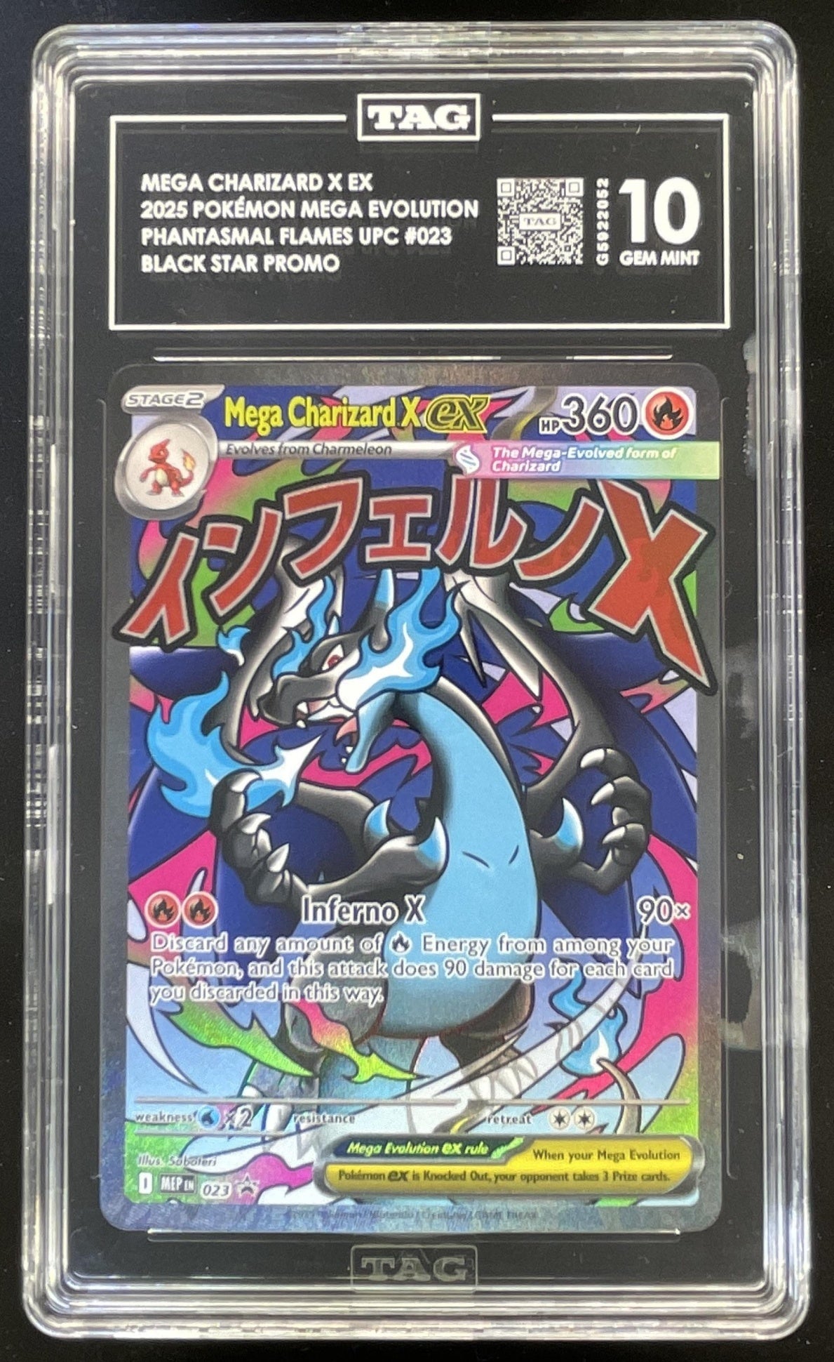 2025 Pokemon MEP Black Star Promos Promos #023 Mega Charizard X ex