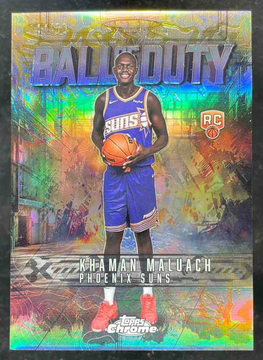 2025-26 Topps Chrome Ball of Duty Gold Refractor #BD-25 Khaman