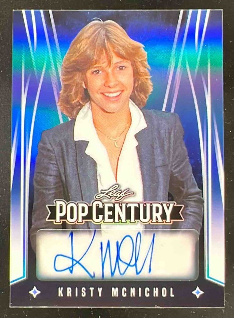 2025 Leaf Metal Pop Century Prismatic Blue Kristy McNichol