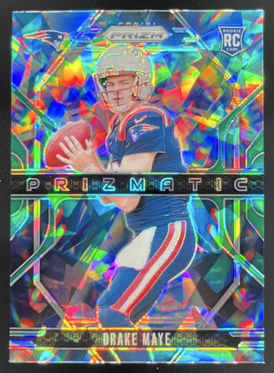 2024 Panini Prizm Prizmatic Green Ice #2 Drake Maye RC – Burbank Cards
