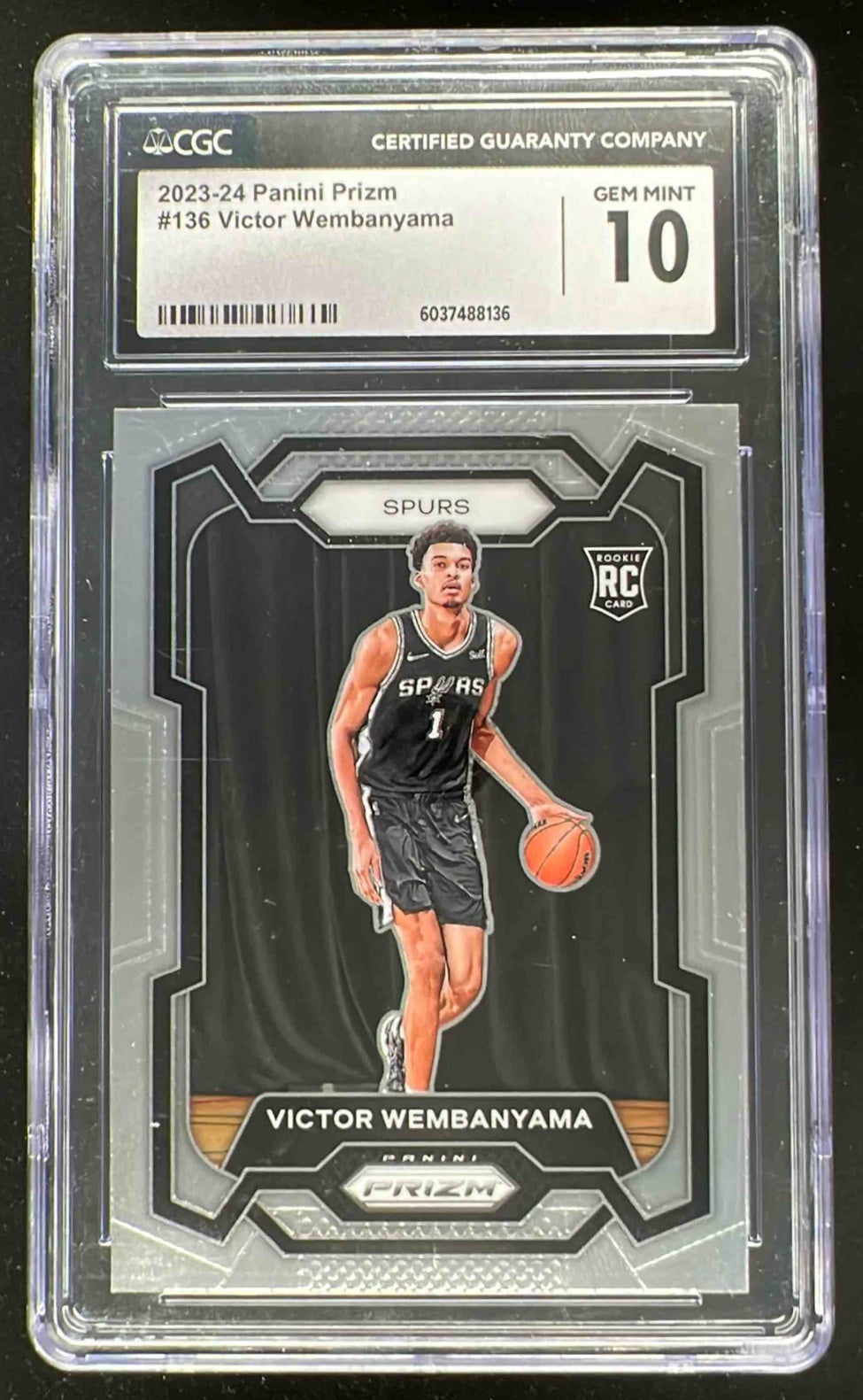 クリストファー・エンクンク PANINI PRIZM #10 2023-24 Panini Prizm Deca - Zach LaVine #10 Orange Prizm /49 for