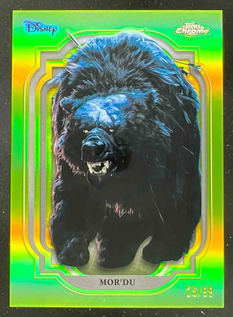 2024 Topps Chrome Disney Green Refractor #146 Mor'du /99 – Burbank