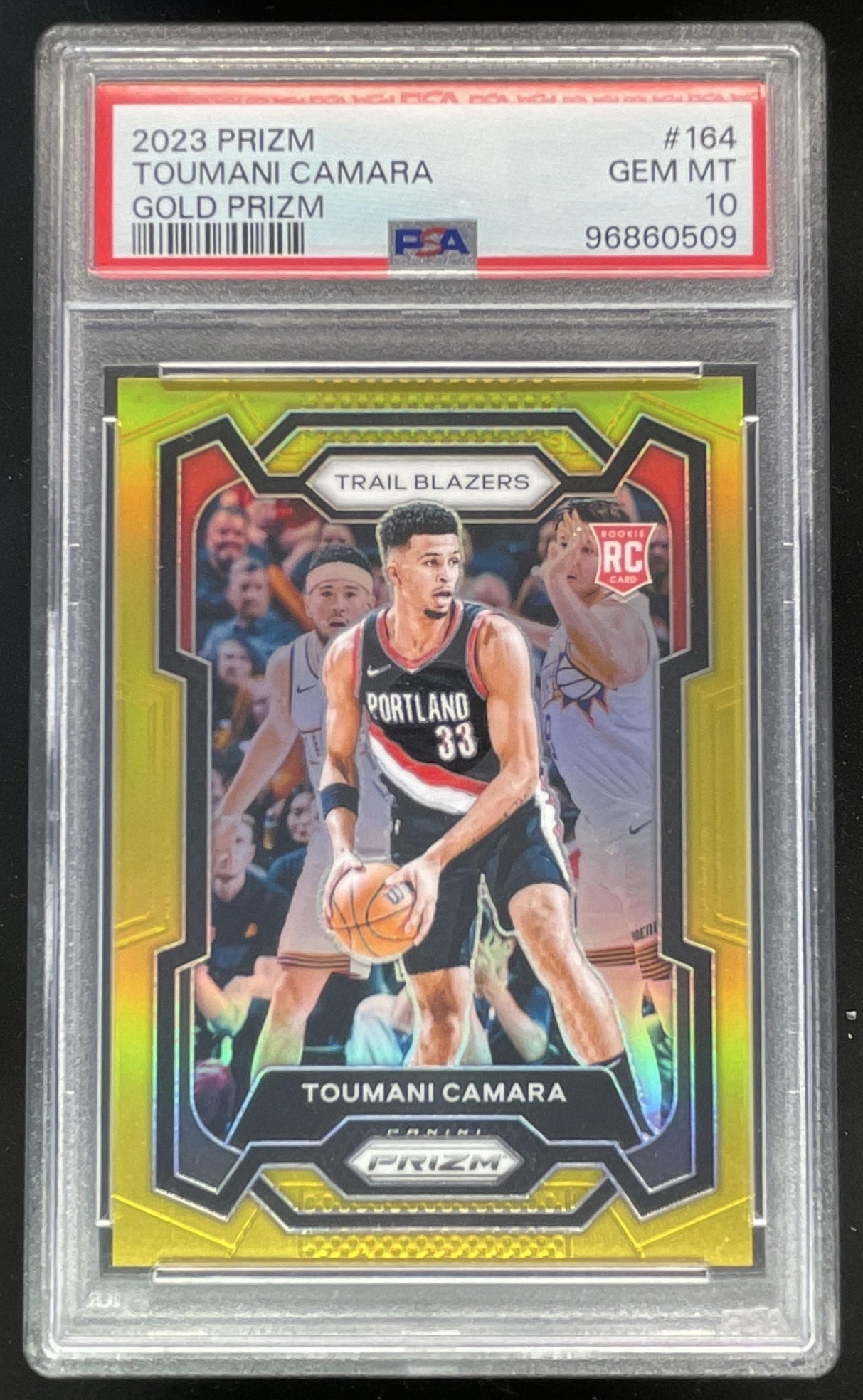 2023-24 Panini Toumani Camara Rookie - Hoops Prizm RC NBA #231 