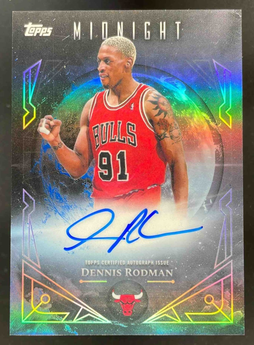 2025-26 Topps Midnight Sun Signatures #MS-DRO Dennis Rodman Auto