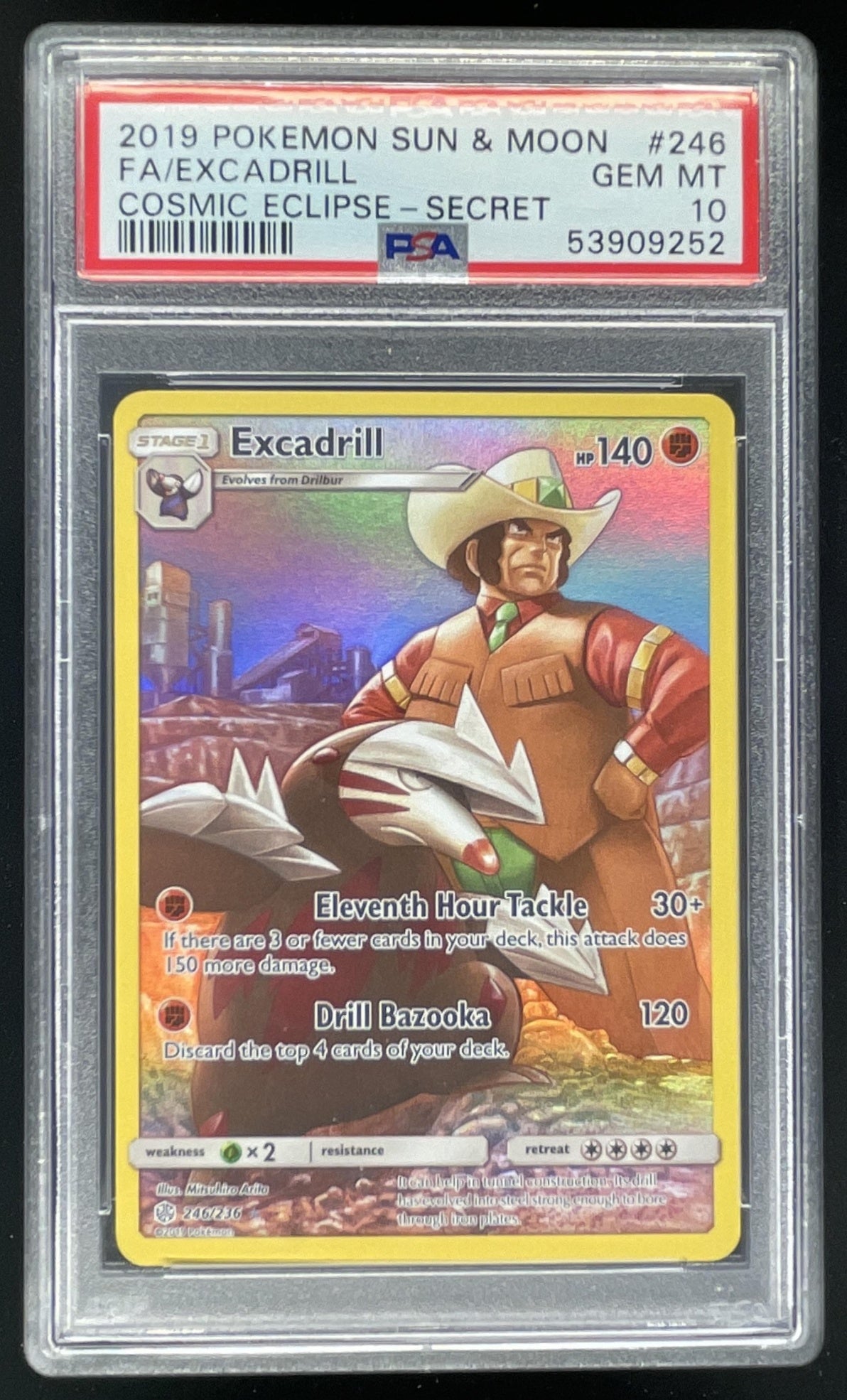 pokemon sun and moon cosmic eclipse rare cards 2019 & #246/236 Excadrill PSA 10 – Burbank Pack Detail::Blastoise (Heavy) SVI All cards will be Stone-Throwing Devils-33 | MTG