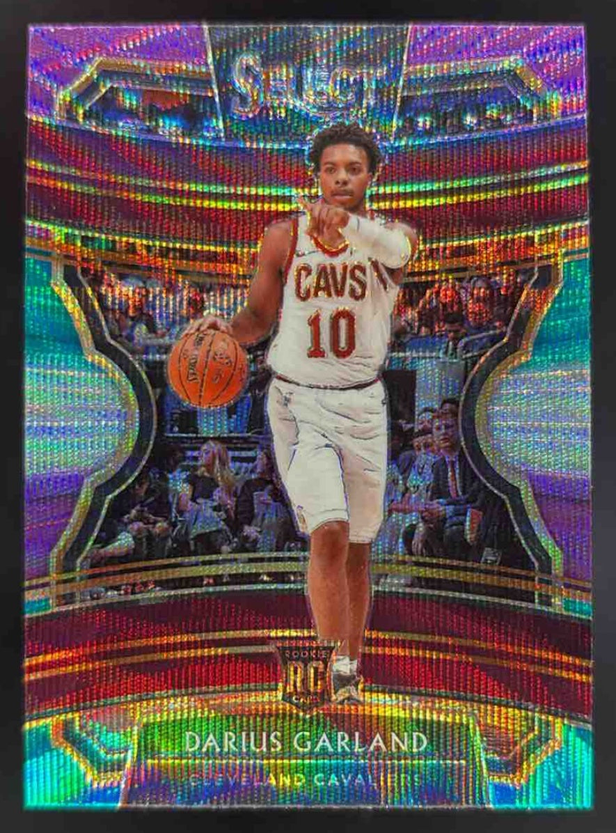 2019-20 Panini Select Tri Color Prizms #10 Darius Garland RC