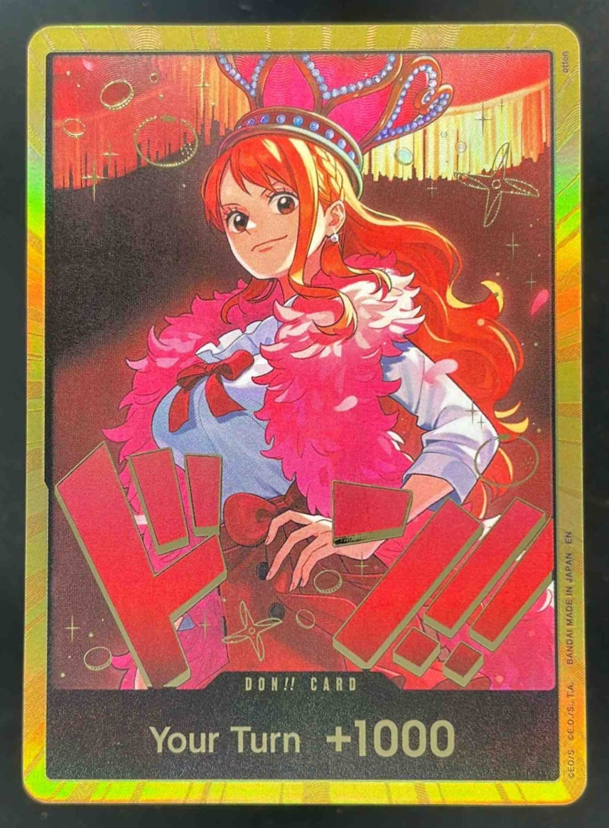 DON!! Card Nami Gold - Extra Booster: One Piece Heroines Edition
