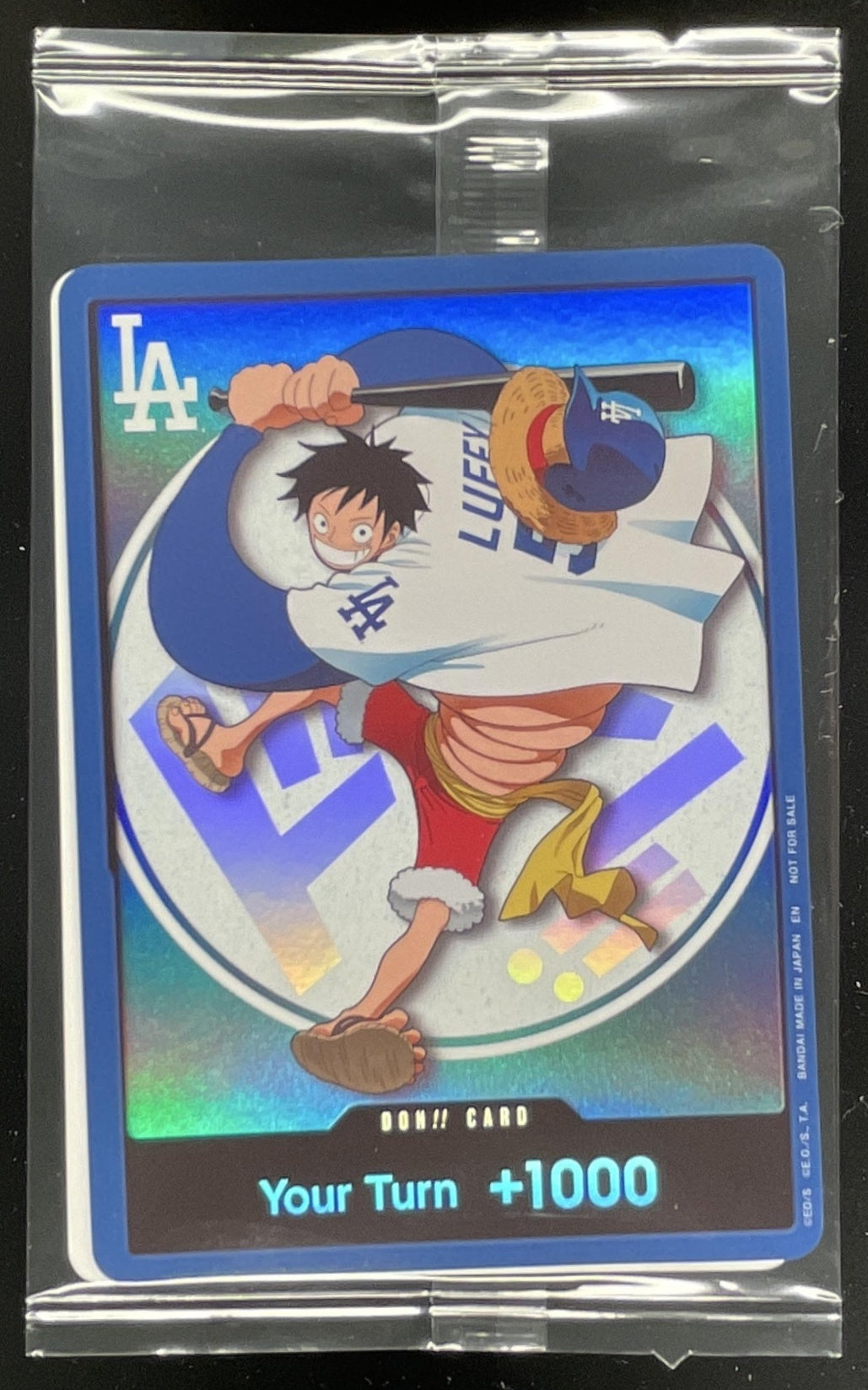 2026 One Piece LA Dodgers x One Piece Night Promo Don Card Monkey