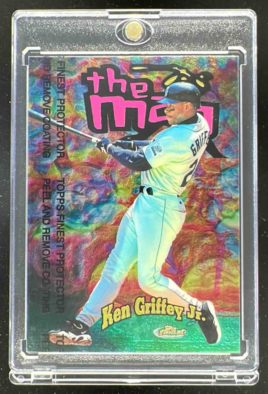 その他 TOPPS FINEST 1998 Topps Finest The Man #TM1 Ken Griffey Jr. /500 – Burbank Cards