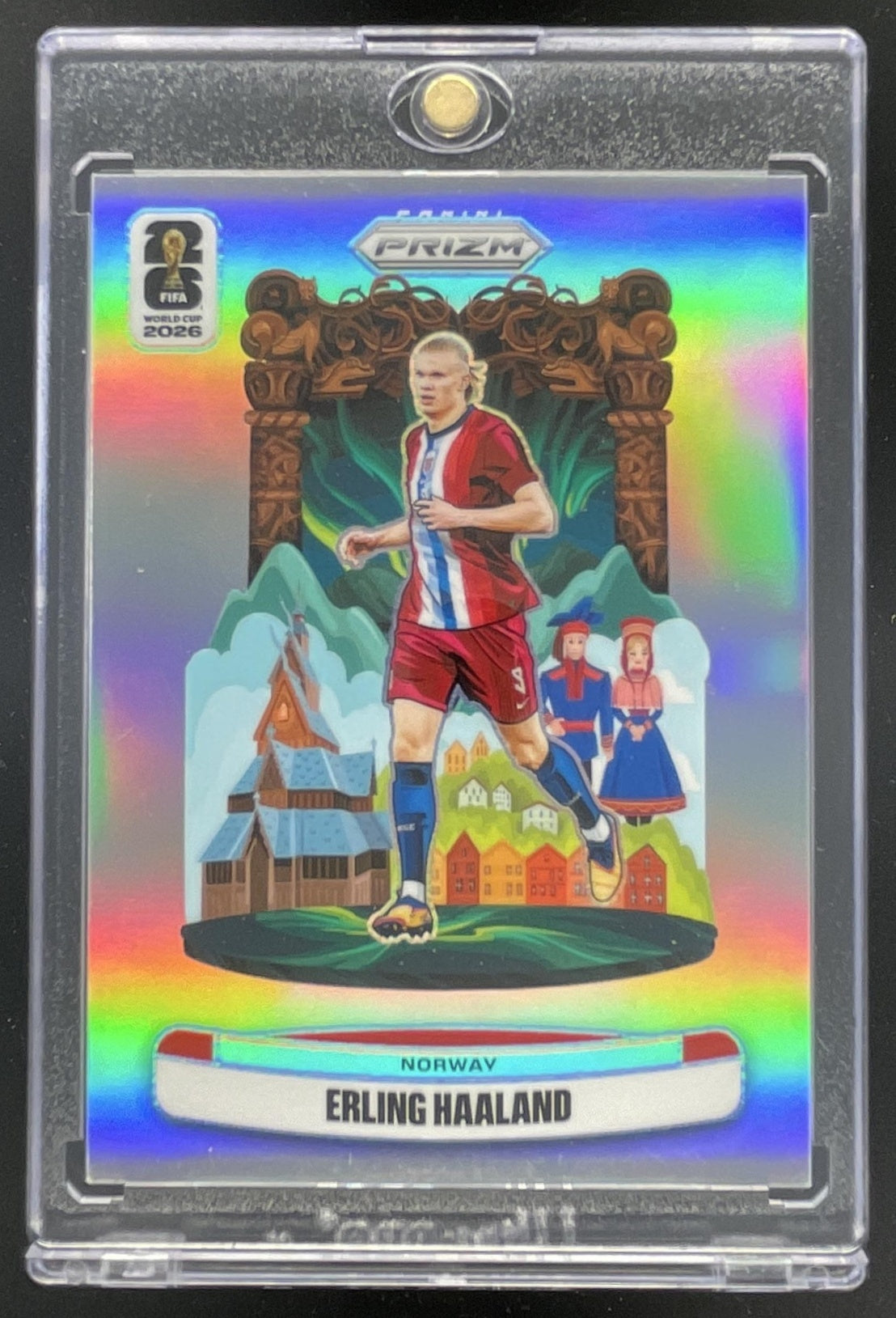 2026 Panini Prizm World Cup National Landmarks #19 Erling Haaland