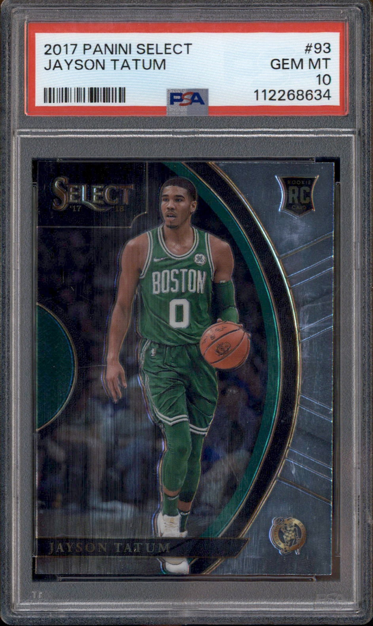 その他 JAYSON TATUM 2017/18 PANINI SELECT RC 2017-18 Panini Select #93 Jayson Tatum RC Concourse PSA 10