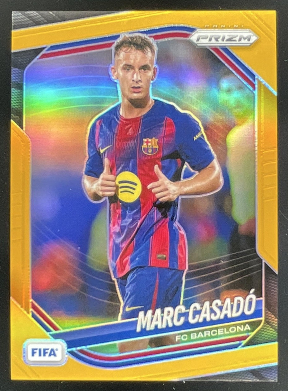 2025-26 Panini Prizm FIFA Gold Prizms #258 Marc Casado /10