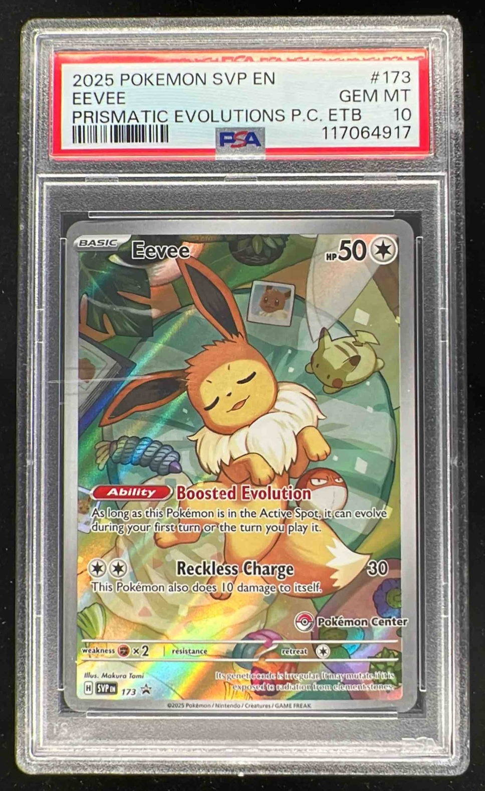 2025 Pokemon SV Black Star Promos - SVP EN Promos #173 Eevee PSA