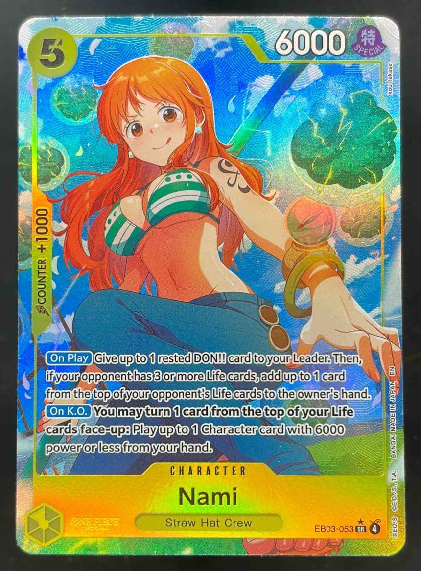 2026 One Piece Heroines Edition Special Card #EB03-053 Nami  Burbank Cards