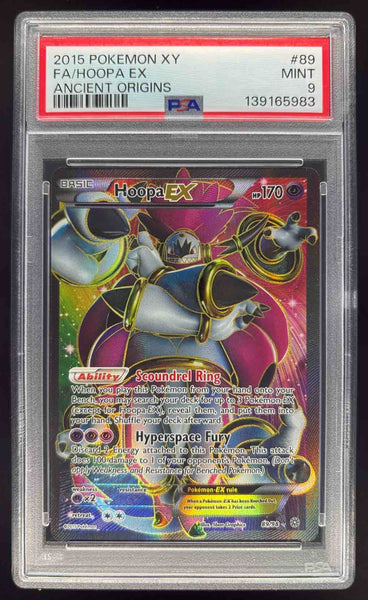 2015 Pokemon XY Ancient Origins #89/98 Hoopa PSA 9 – Burbank Cards