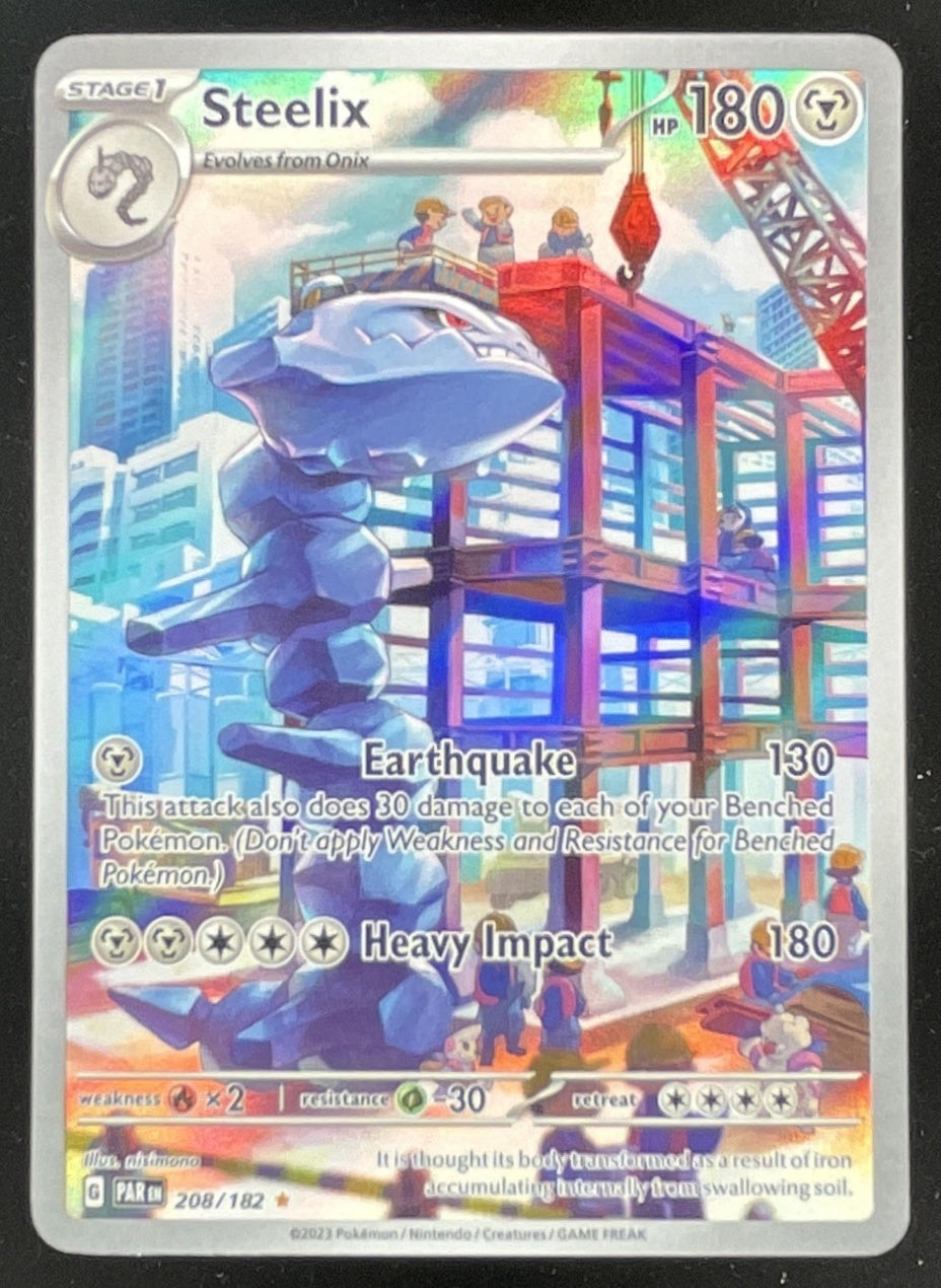 2023 Pokemon SV Paradox Rift #208/182 Steelix – Burbank Cards