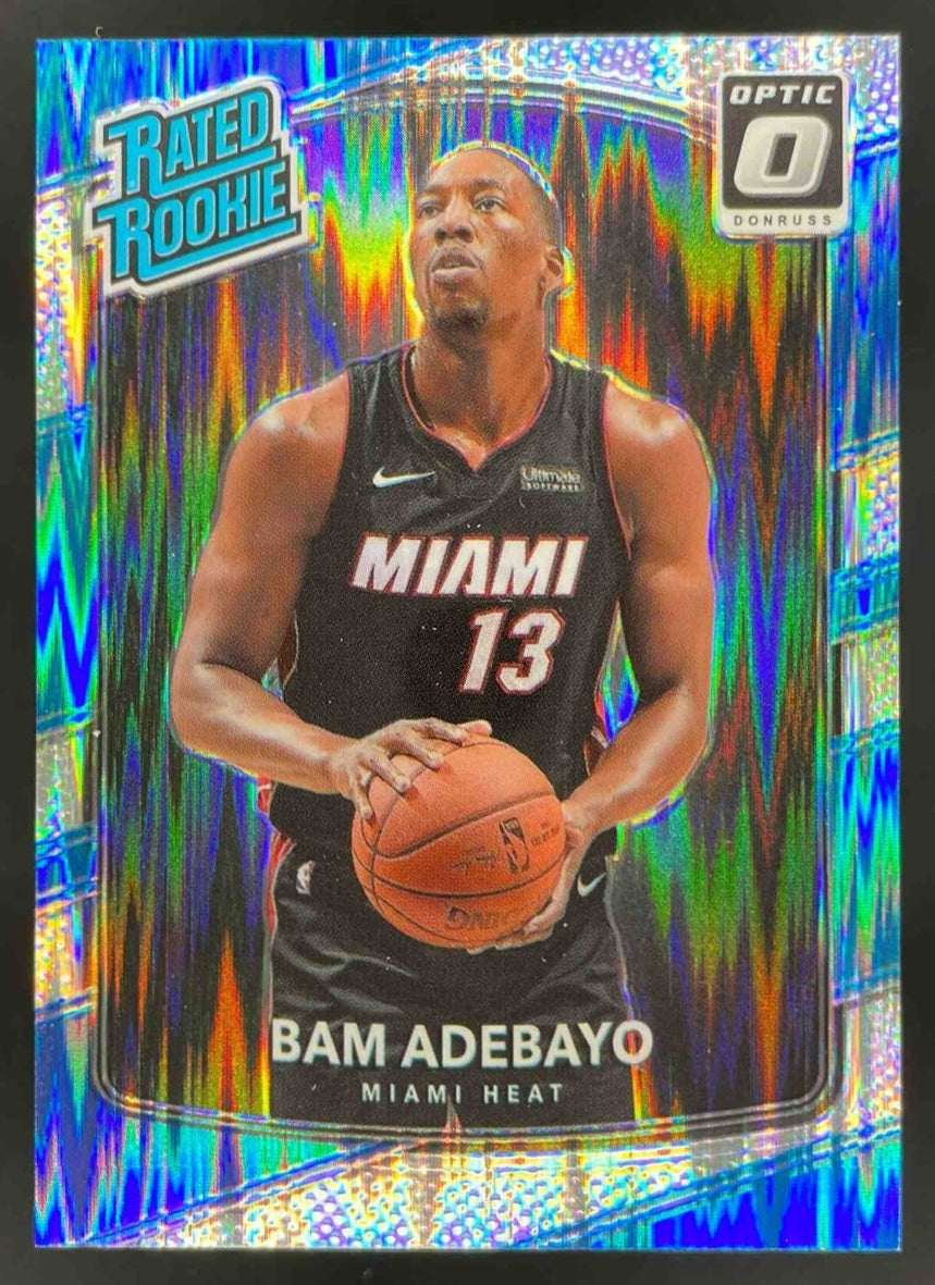 2017-18 Panini Donruss Optic Rated Rookie Shock #187 Bam Adebayo