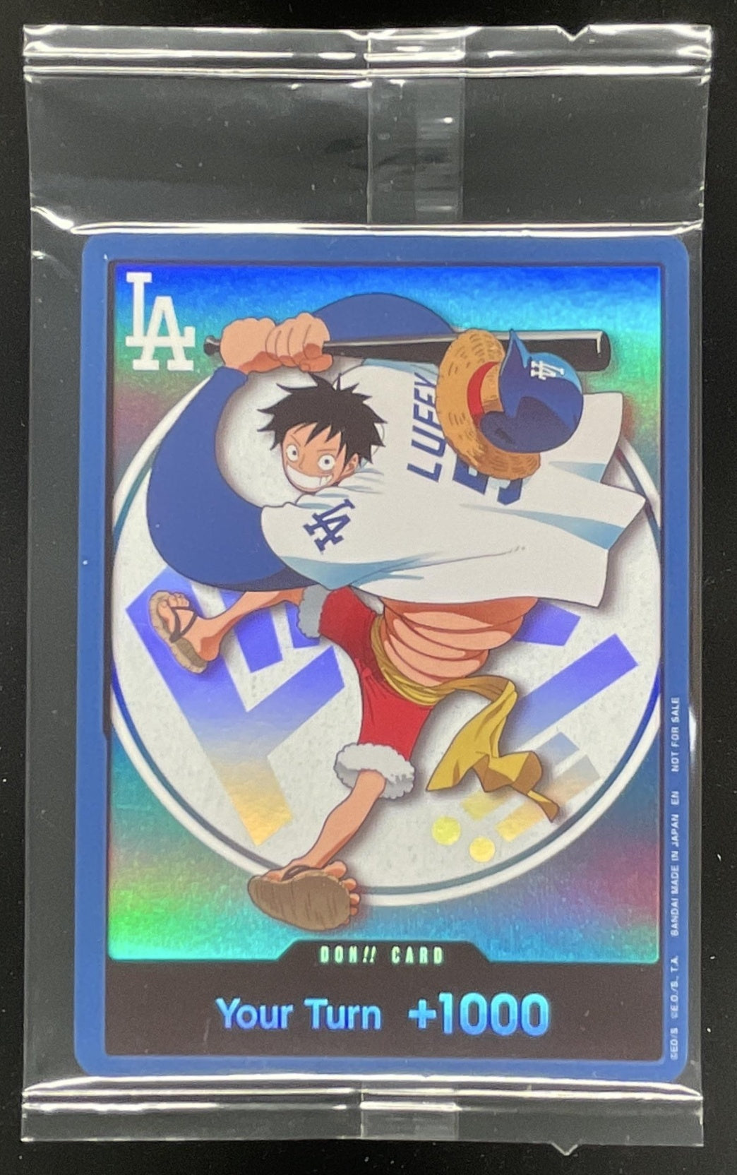 2026 One Piece LA Dodgers x One Piece Night Promo Don Card Monkey