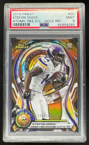天翔ける竜の蹄　Ricardo α Special Edition 2015 Topps Finest Atomic Rookie Die Cuts Gold #ARDCSD Stefon Diggs