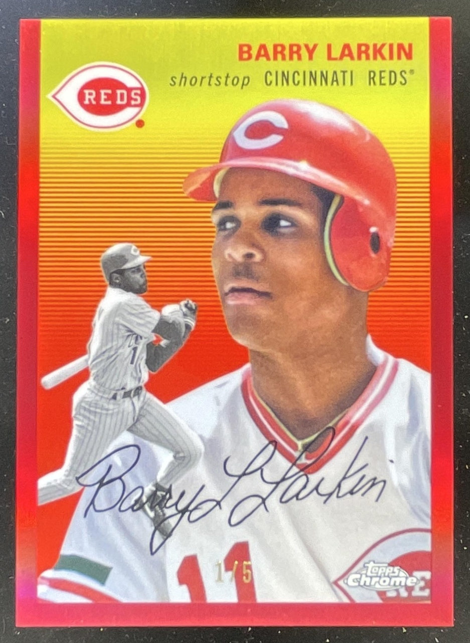 2023 Topps Chrome Platinum Anniversary Red Refractor #478 Barry