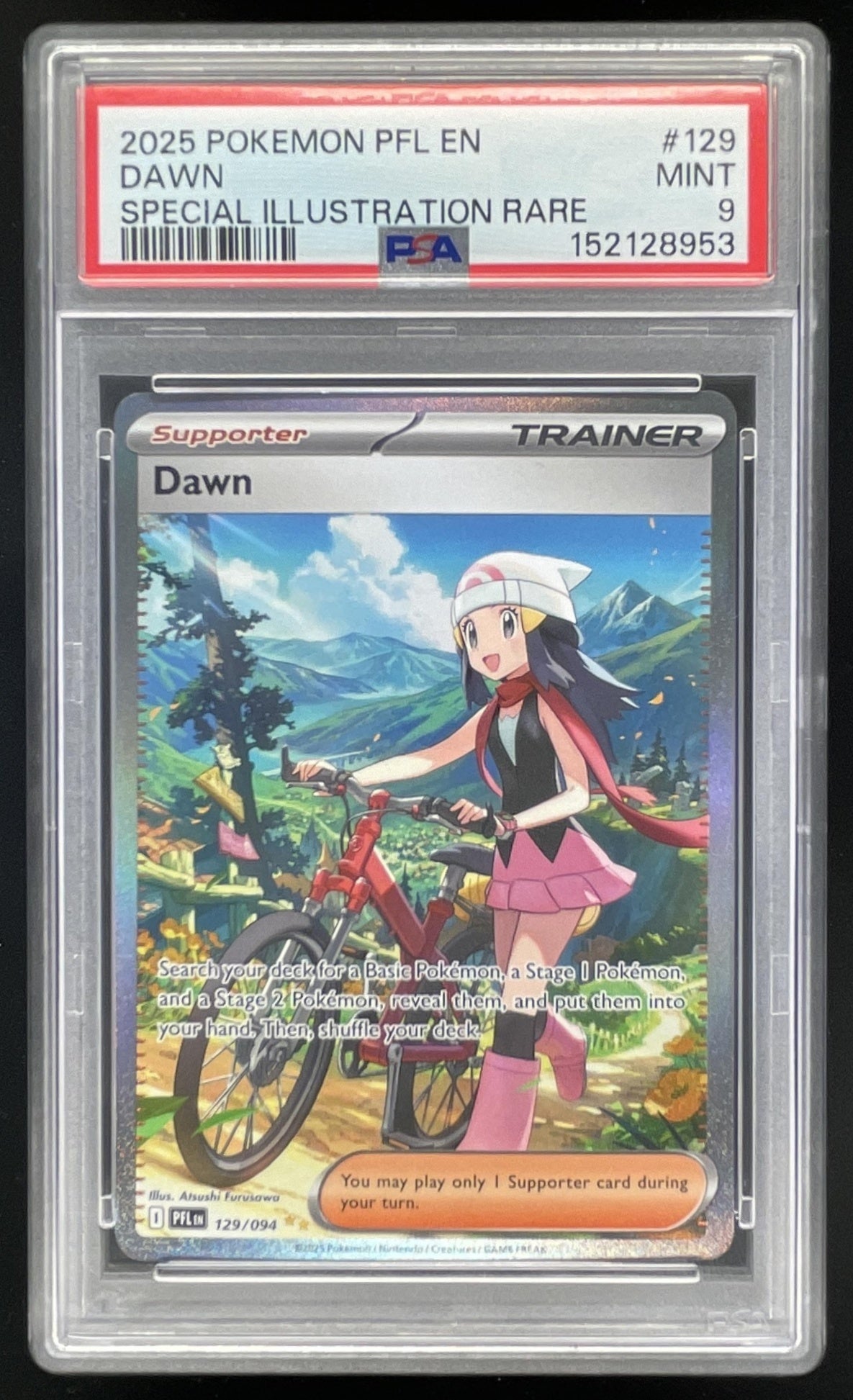 2025 Pokemon Phantasmal Flames #129/094 Dawn Special Illustration
