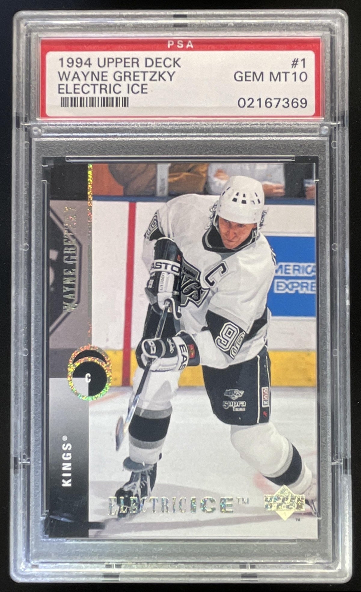 1994-95 Upper Deck Electric Ice #1 Wayne Gretzky PSA 10 – Burbank