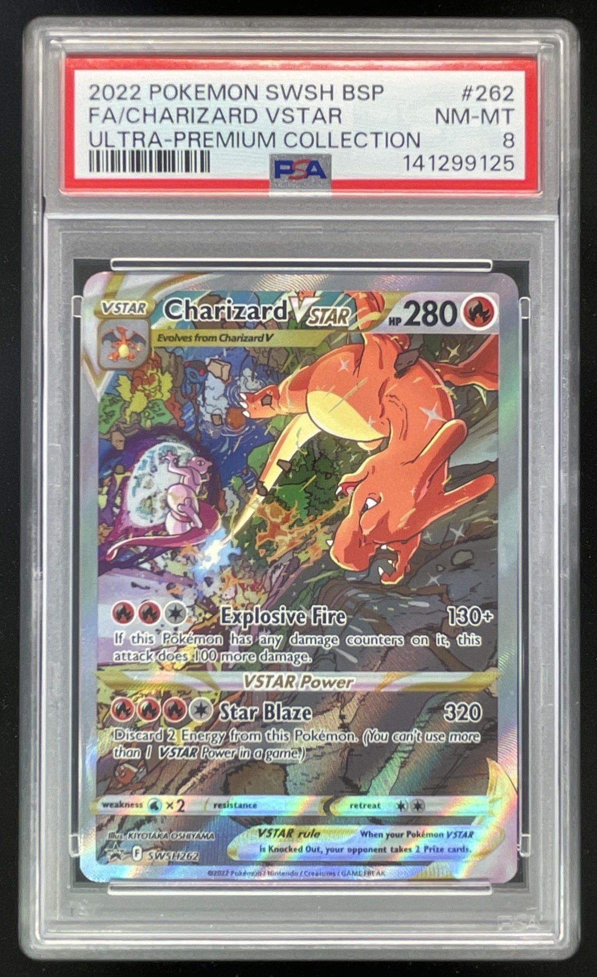 2022 Pokemon Sword & Shield Black Star Promos #SWSH262 Charizard VST P Burbank Cards 2022 Pokemon Sword & Shield Black Star Promos #SWSH262 Charizard VST P Burbank Cards