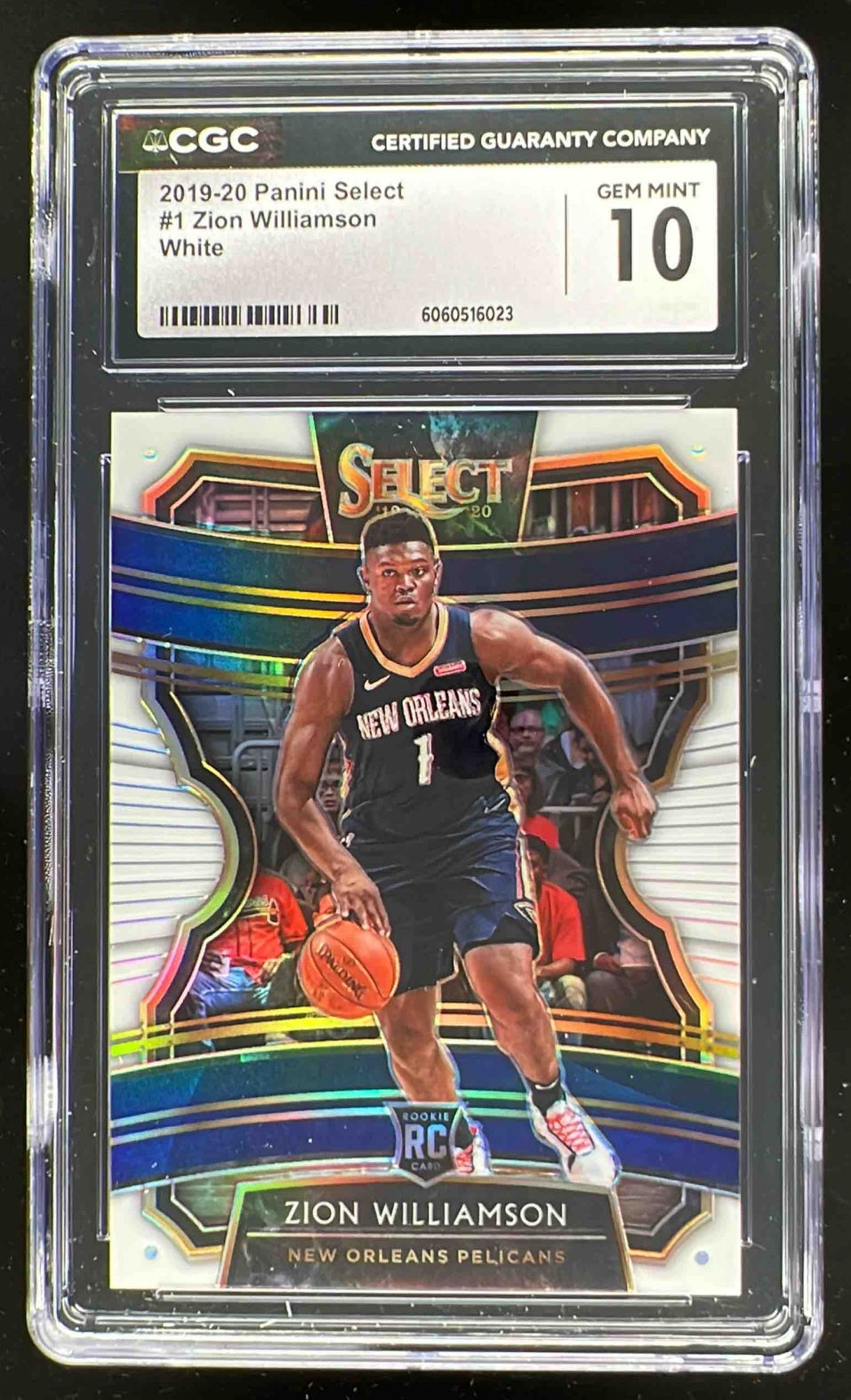 2019セレクト ザイオンウィリアムソン シルバープリズムルーキーカード