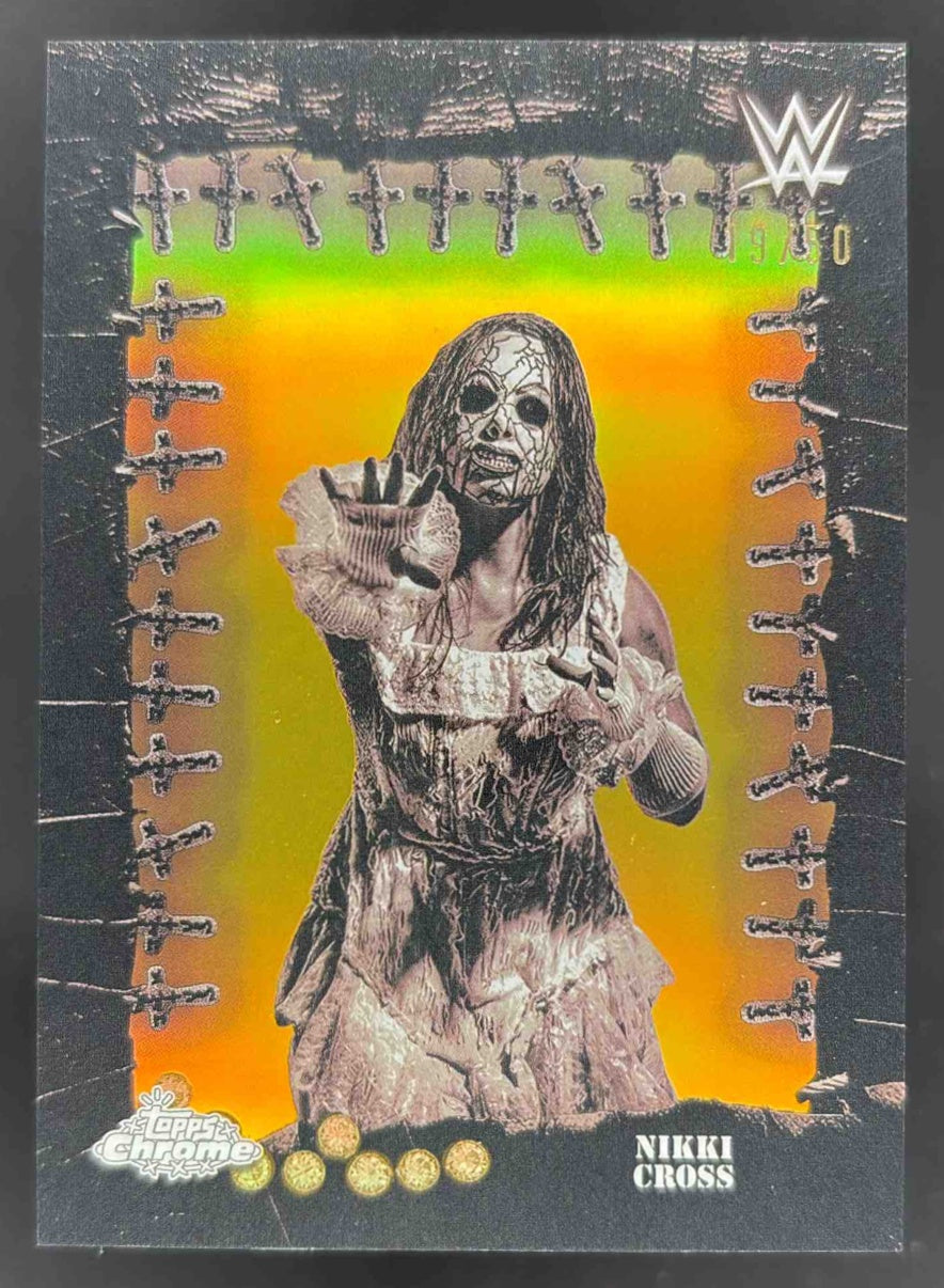 2025 Topps Chrome WWE x Cactus Jack Famed Phantoms Gold Nikki