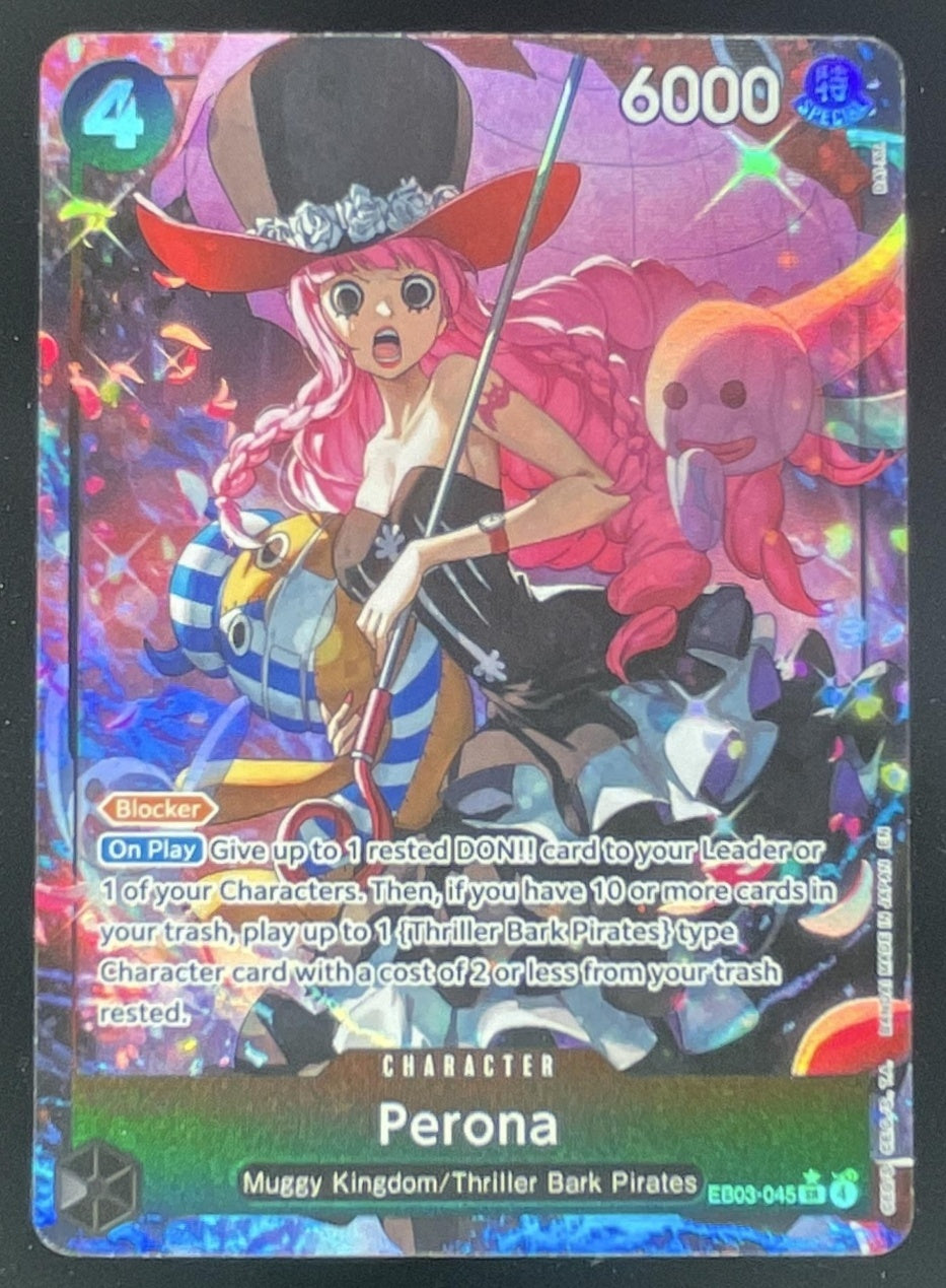 2026 One Piece Heroines Edition Super Rare #EB03-045 Perona