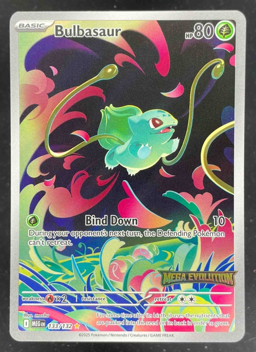 2025 Pokemon Mega Evolution Promos #133/132 Bulbasaur – Burbank Cards